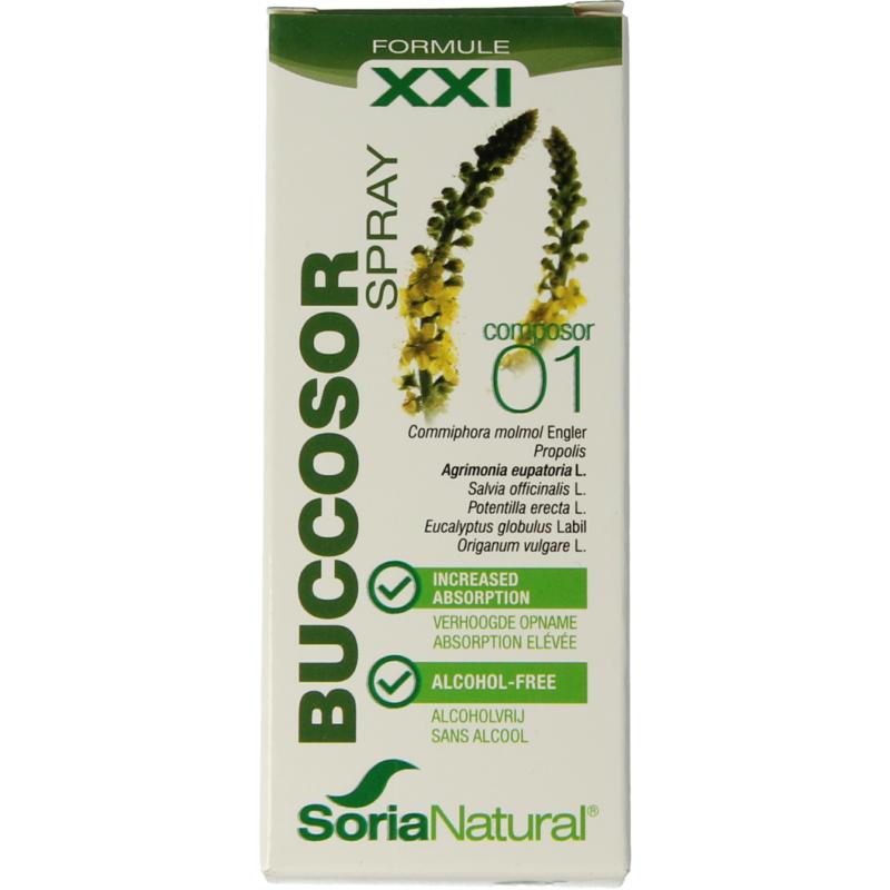 Soria Natural Composor 1 Buccosor Spray Xxi