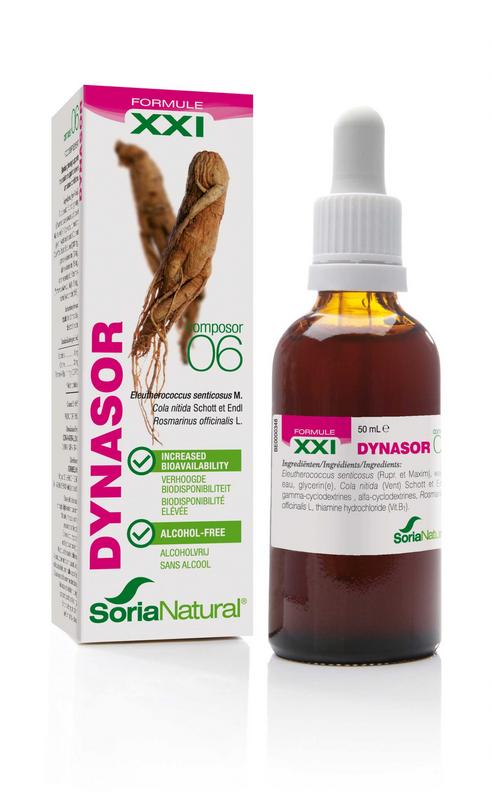 Soria Natural Composor 6 Dynasor Xxi Eleutherococcus Sentic Max