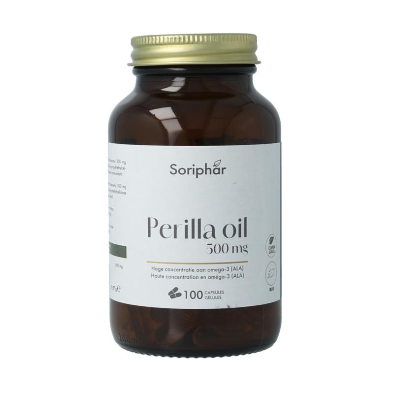 Soriabel Perillan Perilla Olie 500Mg Bio