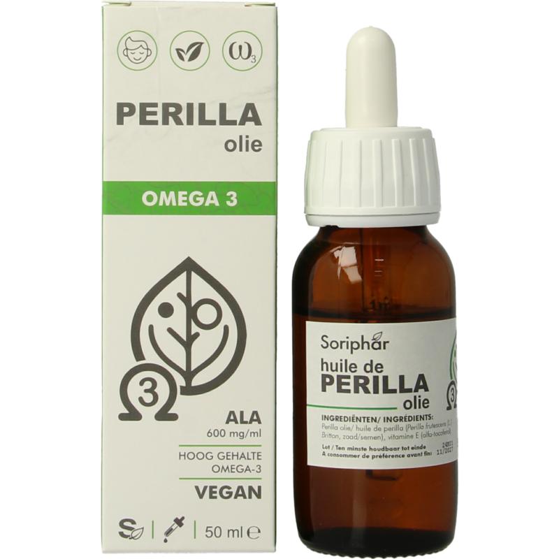 Soriphar Perilla Olie Omega 3 Bio