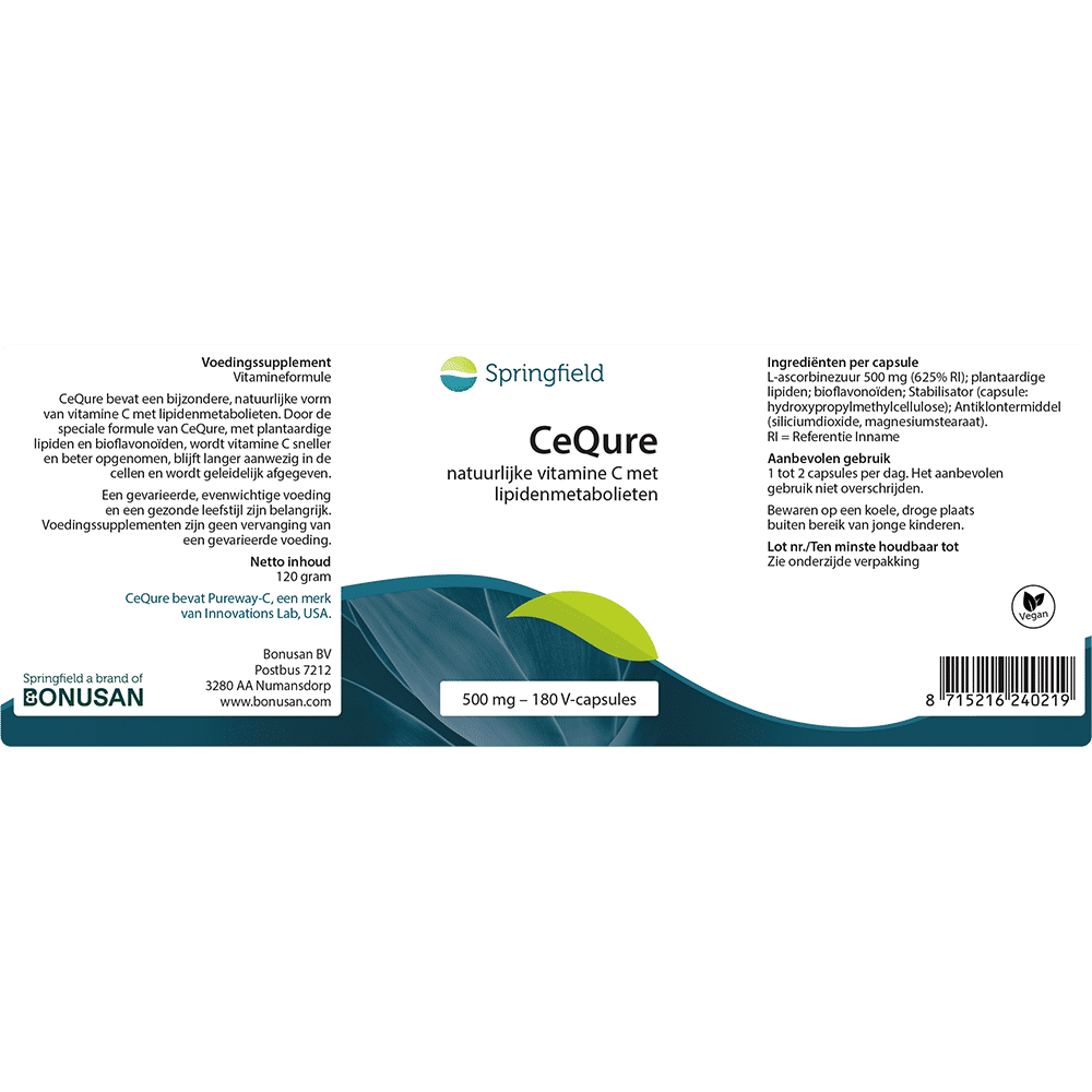 Springfield Cequre 500Mg Vitamine C