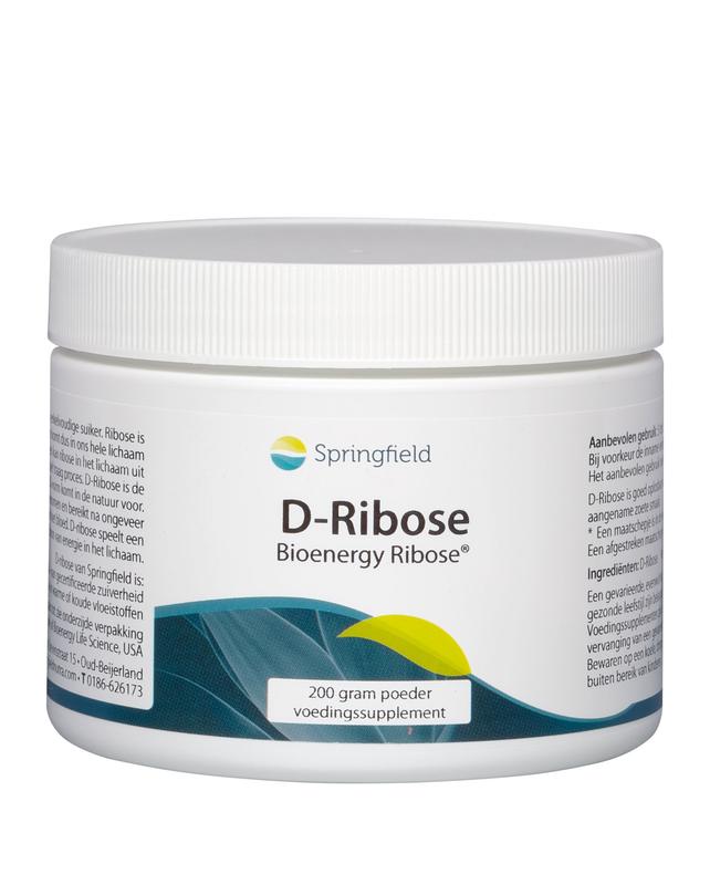 Springfield D-Ribose Bioenergy Poeder