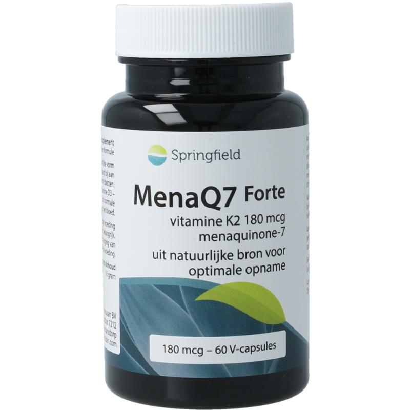 Springfield Menaq7 Forte Vitamine K2 180 Mcg