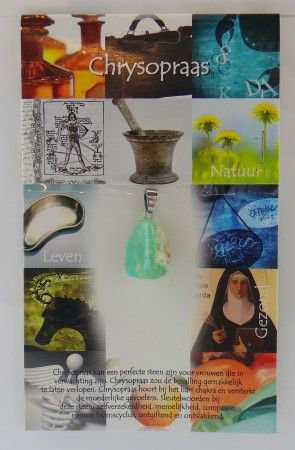 Steengoed Hanger Gezondheidssteen Chrysopraas