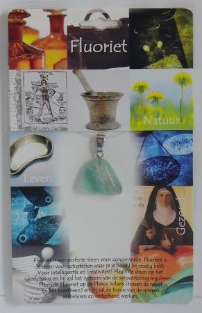 Steengoed Hanger Gezondheidssteen Fluoriet