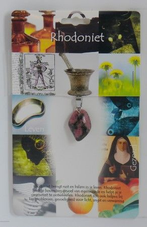 Steengoed Hanger Gezondheidssteen Rhodoniet