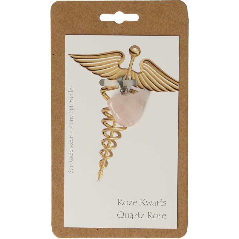 Steengoed Hanger Gezondheidssteen Roze Kwarts