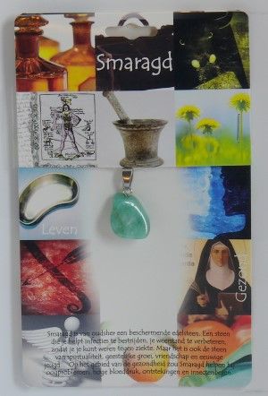 Steengoed Hanger Gezondheidssteen Smaragd