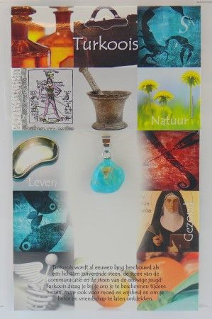 Steengoed Hanger Gezondheidssteen Turkoois