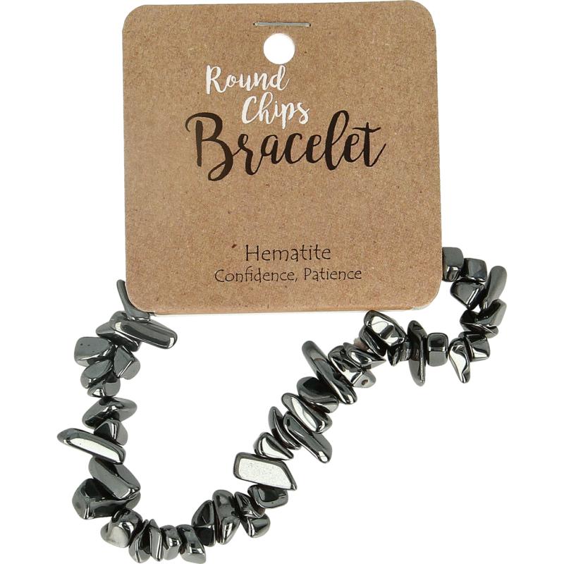 Steengoed Splitarmband Hematiet
