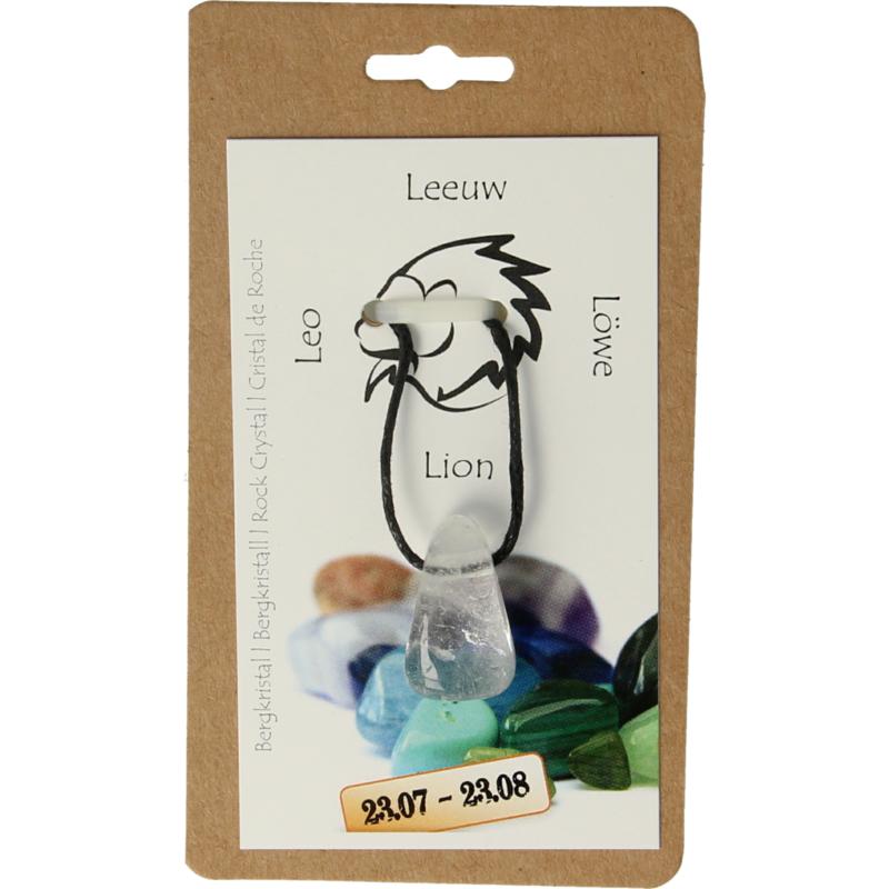 Steengoed Sterrenbeeldsteen Hanger Leeuw