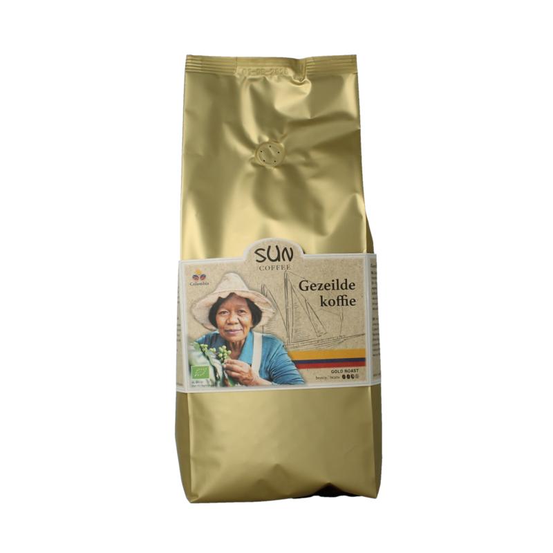 Sun Coffee Gezeilde Koffiebonen Gold Roast Bio