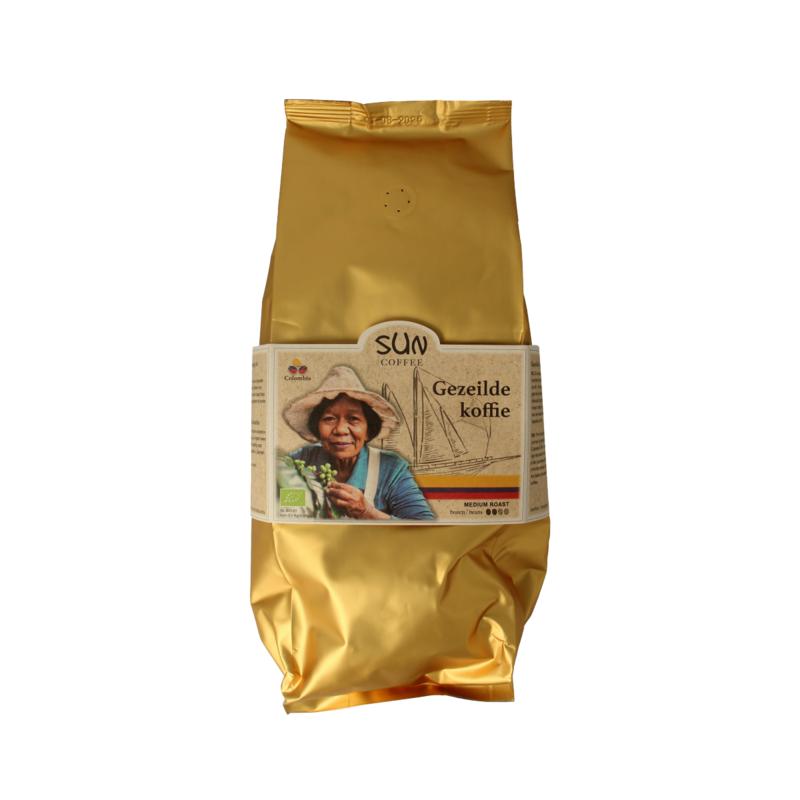 Sun Coffee Gezeilde Koffiebonen Medium Roast Bio