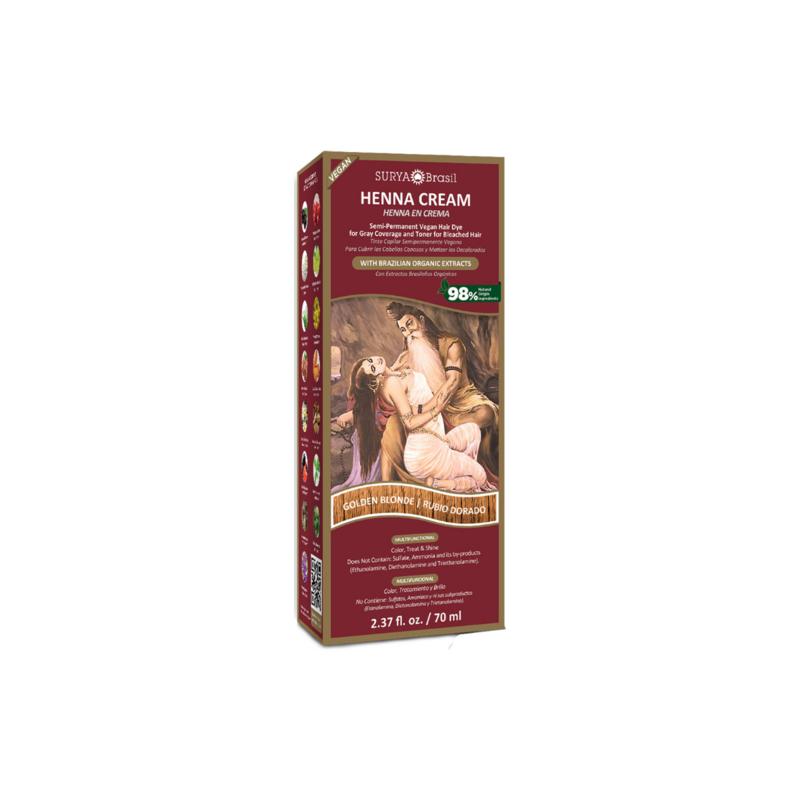 Surya Brasil Henna Haarverf Creme Goud Blond