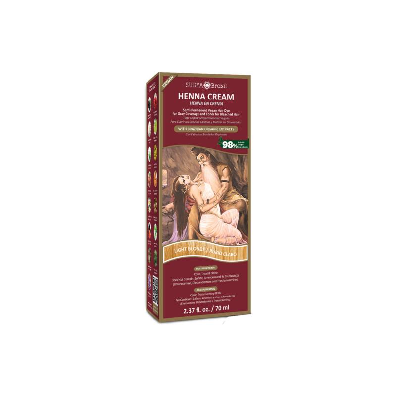 Surya Brasil Henna Haarverf Creme Licht Blond