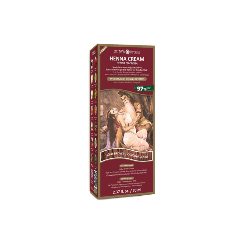 Surya Brasil Henna Haarverf Creme Licht Bruin