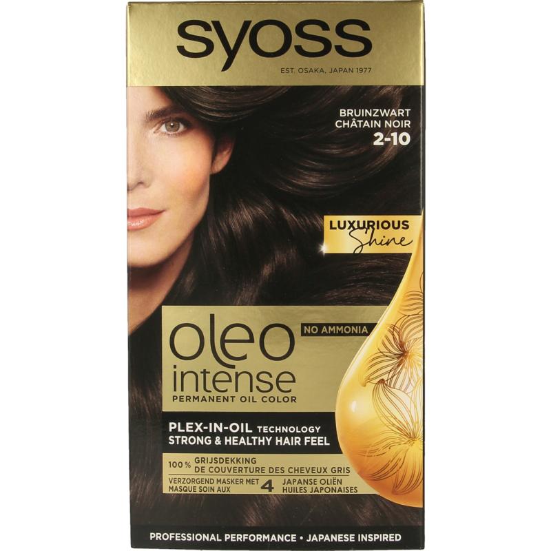 Syoss Color Oleo Intense 2-10 Bruinzwart Haarverf
