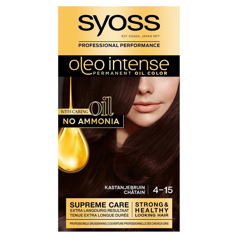 Syoss Color Oleo Intense 4-15 Kastanjebruin Haarverf