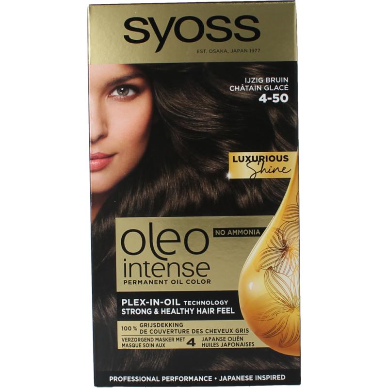 Syoss Color Oleo Intense 4-50 Ijzig Bruin Haarverf