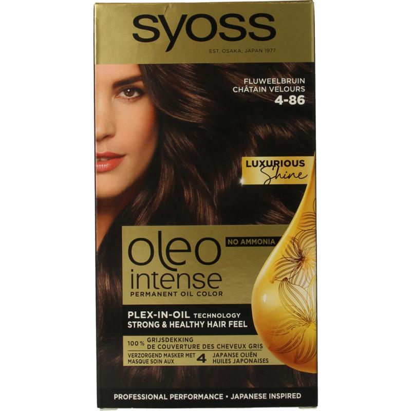 Syoss Color Oleo Intense 4-86 Fluweelbruin Haarverf