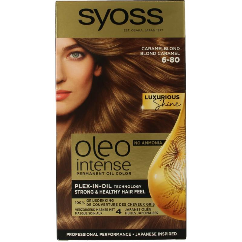 Syoss Color Oleo Intense 6-80 Caramel Blond Haarverf