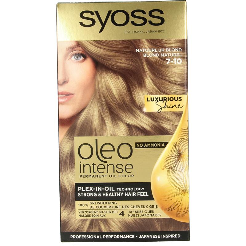 Syoss Color Oleo Intense 7-10 Natuurlijk Blond Haarverf