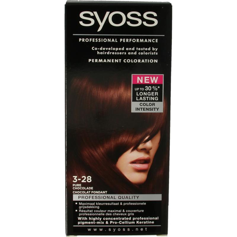 Syoss Colors 3-28 Donker Chocolade