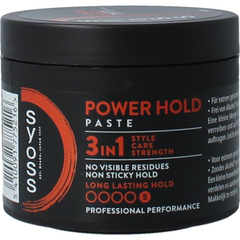 Syoss Men Power Hold Styling Paste Extra Sterk