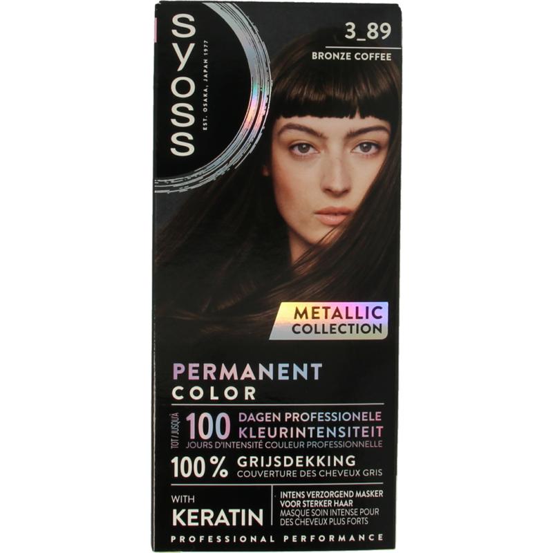 Syoss Metallics 3-89 Bronze Coffee