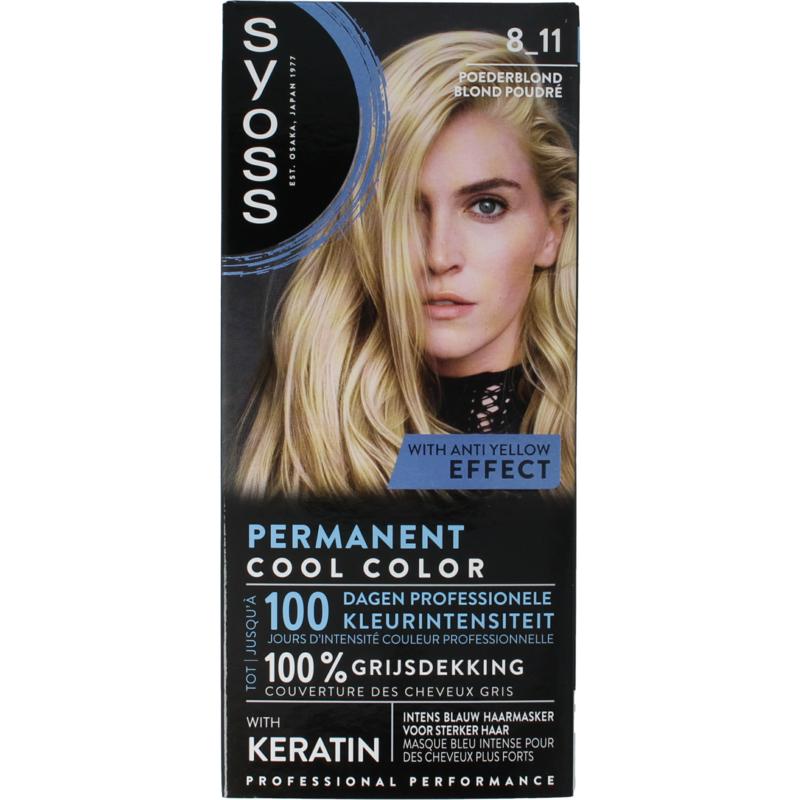 Syoss Permanent Cool Color 8-11 Poederblond