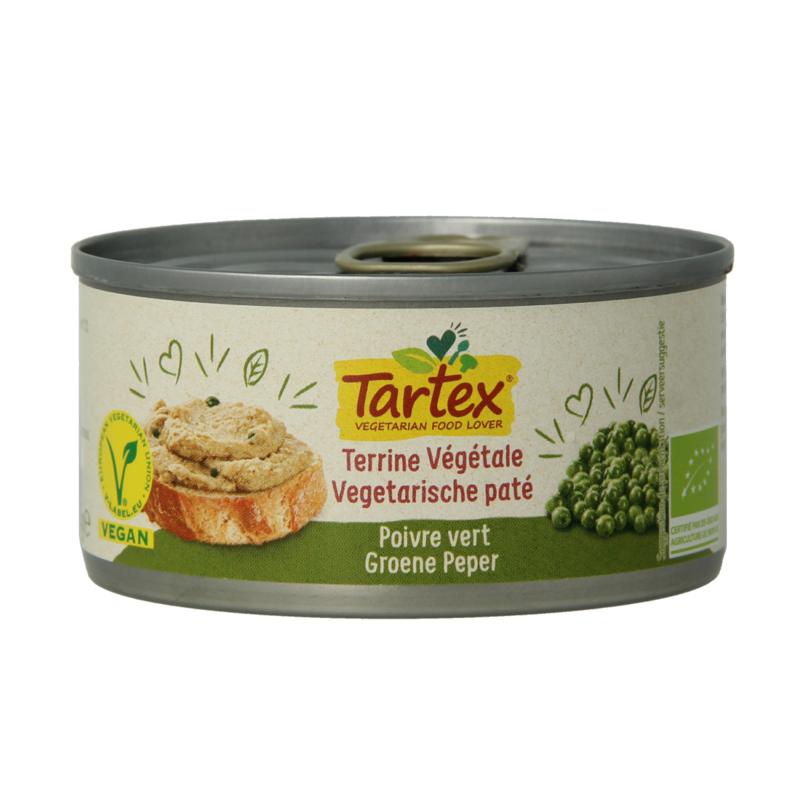 Tartex Pate Groene Peper Bio