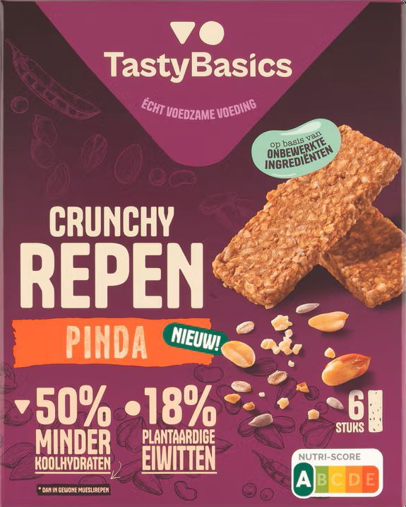 Tastybasics Crunchy Less Carb Repen Pinda