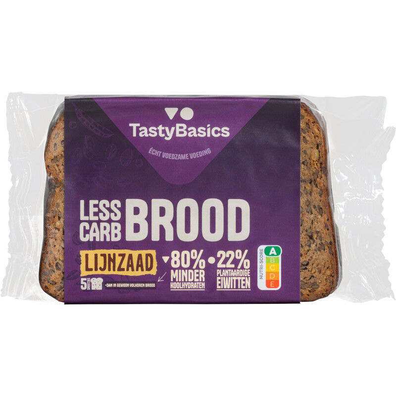 Tastybasics Less Carb Brood Lijnzaad