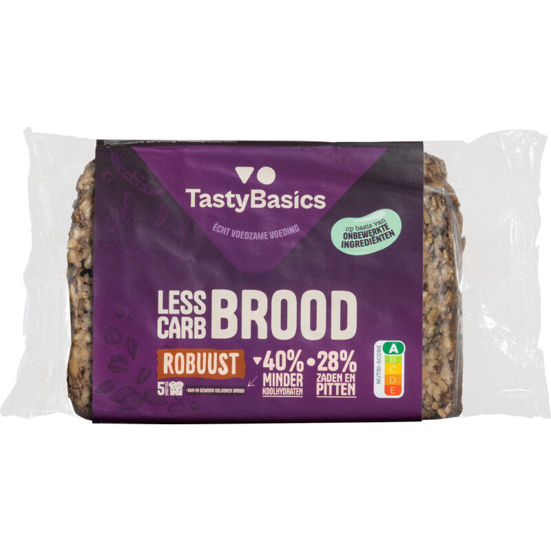 Tastybasics Less Carb Brood Robuust