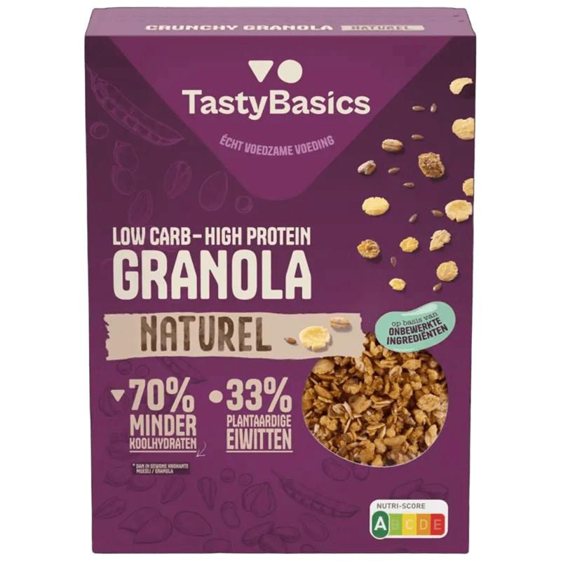 Tastybasics Less Carb-High Protein Granola Naturel