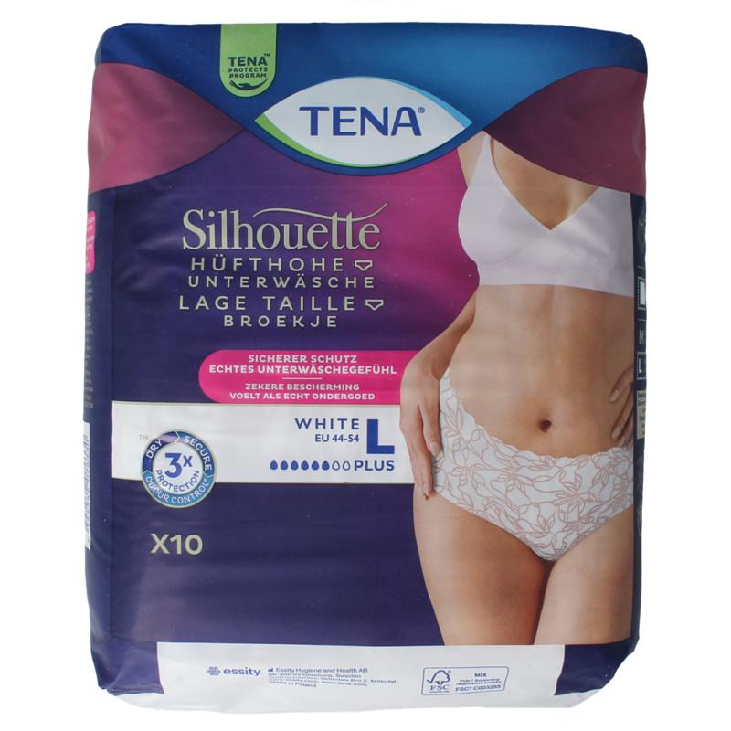 Tena Silhouette Plus Low Waist Wit L
