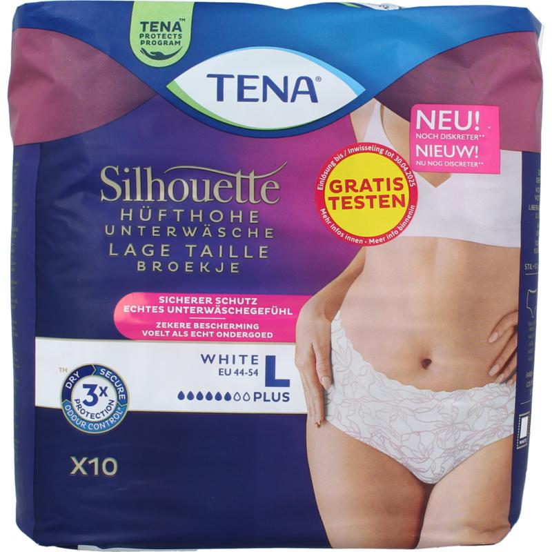 Tena Silhouette Plus Low Waist Wit L