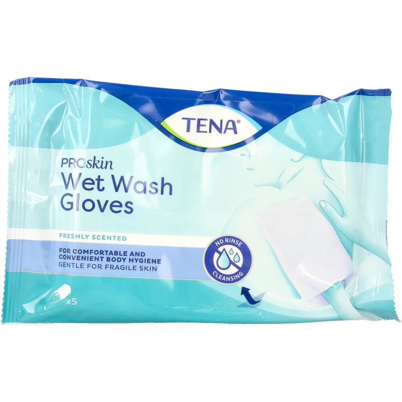 Tena Wet Wash Glove Freshly
