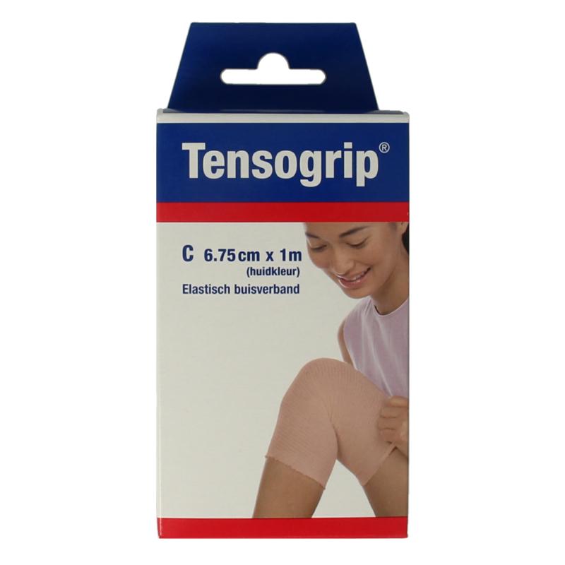 Tensogrip Elastisch Buisverband C 1M X 6.75Cm Huidkleur