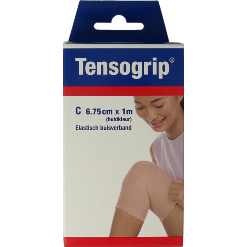 Tensogrip Elastisch Buisverband C 1M X 6.75Cm Huidkleur