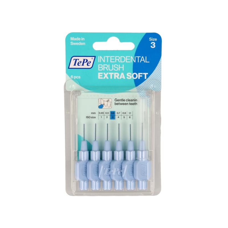 Tepe Interdentale Rager Extra Soft Licht Blauw Maat 3