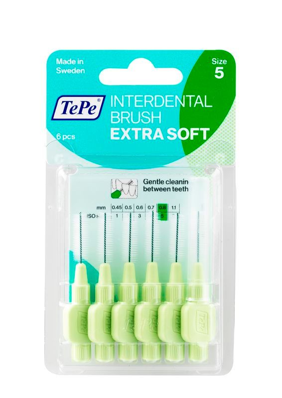 Tepe Interdentale Rager Extra Soft Licht Groen Maat 5