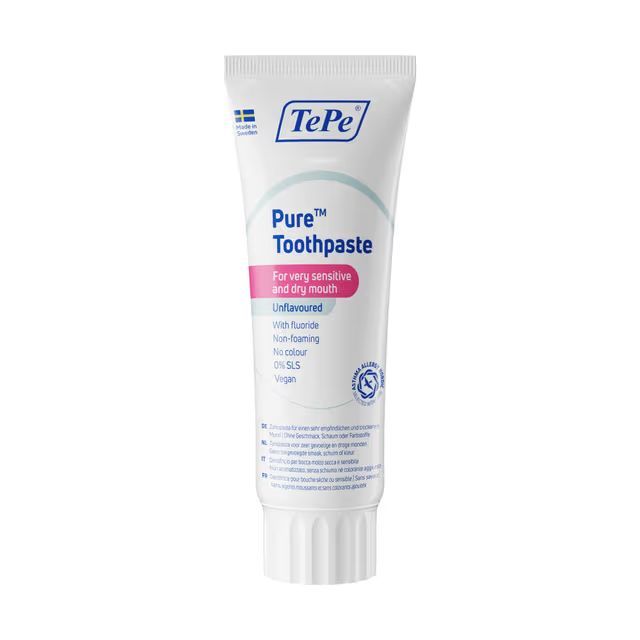 Tepe Pure Tandpasta Dry Mouth No Flavour