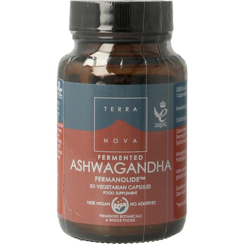 Terranova Fermented Ashwagandha 250Mg Bevat Sporen Van Pinda