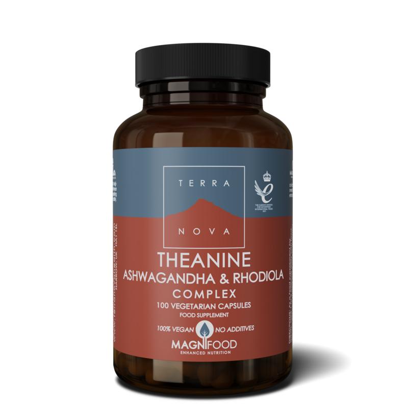 Terranova L-Theanine Ashwagandha & Rhodiola Complex