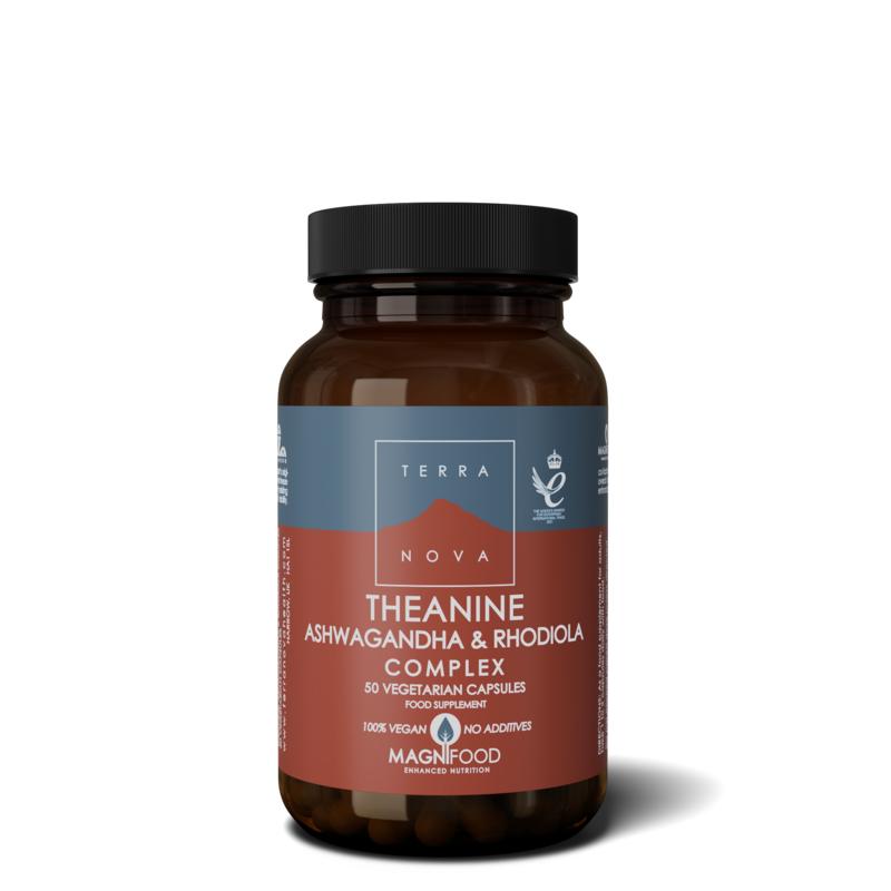 Terranova L-Theanine Ashwagandha & Rhodiola Complex