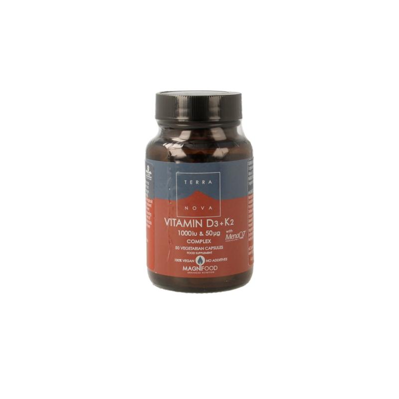Terranova Vitamine D3 1000Iu Met K2 50Mcg Complex