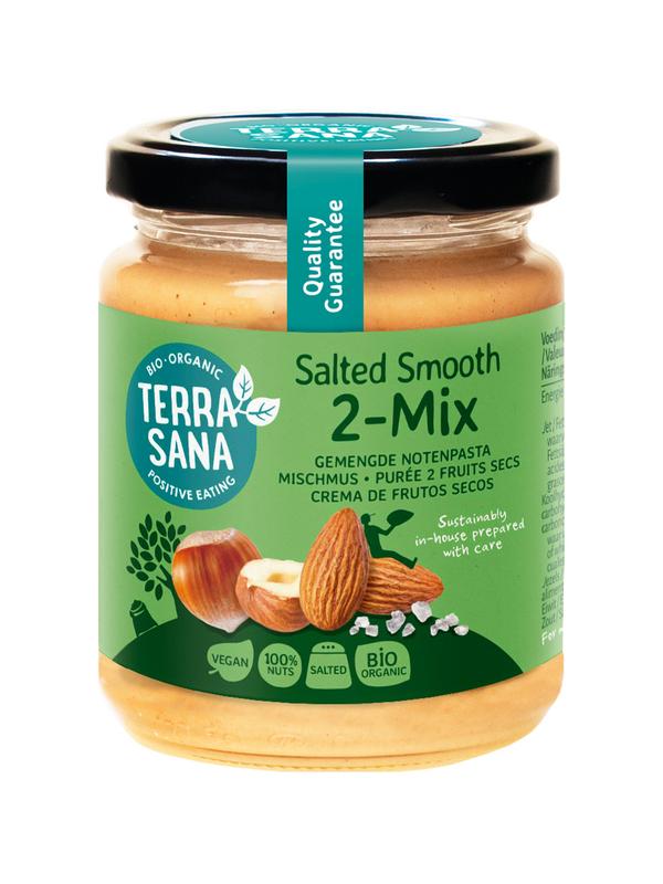 Terrasana 2 Mix Notenpasta Hazelnoot Amandelpasta  Bio