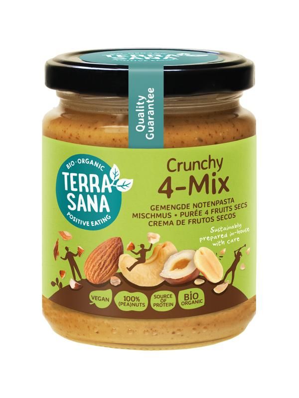 Terrasana 4-Mix Crunchy Notenpasta Bio
