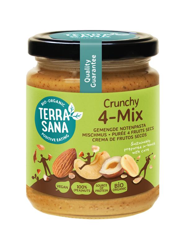 Terrasana 4-Mix Crunchy Notenpasta Bio